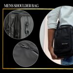 Storite Stylish Oxford Sling Bag for Men Messenger Crossbody Bag for Multi Purposes & Travel Office Business One Side Shoulder Carry Handbag For Men - Image 7