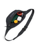COUNSELOR Waist Pack Bag Fanny Pack for Men & Women with Adjustable Strap, Zipper Pocket, Polyester Crossbody Belt Bag for Travel, Hiking, Camping, Outdoor Sports Nexo (Black) - Image 10