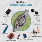 Crossbody Bags for Women & Men | Stylish Sling Bags | Side Bag for Woman | Half Moon Crossbody | Chest Bag | Waist Bag for Woman | Sling Bag for Casual & Travel – Light Grey - Image 6