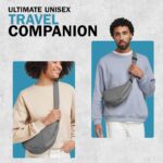 Crossbody Bags for Women & Men | Stylish Sling Bags | Side Bag for Woman | Half Moon Crossbody | Chest Bag | Waist Bag for Woman | Sling Bag for Casual & Travel – Light Grey - Image 7