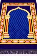 Janamaz Prayer Mat – Turkey Soft Velvet Namaz Mat | Premium Aasan for Daily Salah, Janimaz Namaz, Comfortable & Durable Prayer Mat | 44x27 Inch - Image 4