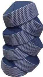 RBLISS CG Men's Cotton Namaz Topi Skull Kufi Cap for Muslim | Multicolor & Multidesigned Kufi| Free Size | Pack of 4 - Image 3