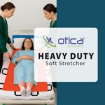 OTICA Heavy Duty Foldable Soft Stretcher for Medical Use - Portable Waterproof Stretcher for Patient, Emergency Use, Patient Transport | Orange with Carry Bag Support Upto 130kg Weight - Image 4