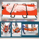 OTICA Heavy Duty Foldable Soft Stretcher for Medical Use - Portable Waterproof Stretcher for Patient, Emergency Use, Patient Transport | Orange with Carry Bag Support Upto 130kg Weight - Image 5