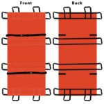 OTICA Heavy Duty Foldable Soft Stretcher for Medical Use - Portable Waterproof Stretcher for Patient, Emergency Use, Patient Transport | Orange with Carry Bag Support Upto 130kg Weight - Image 8