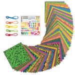 Creativity for Kids by Faber-Castell Neon Origami Kit - 60 Double-Sided Neon Origami Paper Sheets with Stickers, DIY Art Craft Activity for Beginners, Gift for Girls and Boys Ages 7-12 - Image 5