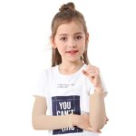 TriLok Kids Arm Protect Sleeves For 3-12 Years Baby Sun Sleeves for Baseball Basketball Costume for Party UV Protection Sleeve Cooling (Skin) (Pack Of 1) - Image 3