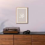 FRAME Bazaar Islamic Muhammad S.A.V Beige | Muhammad S.A.V Arabic Calligraphy in Beige for Timeless Islamic Home Decor | Framed Wall Art Posters 12 x 16 Inch, Natural Brown - Image 5