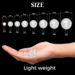 ecofynd 1400 Pcs 8 in 1 Cream Pearls Beads, Shiny Moti for Jewelry Earring Necklace Bracelet Making, Beading DIY Kit for Women Girls Kids (Size- 3/4/5/8/10/12/13/15mm, CS2101), Plastic - Image 4