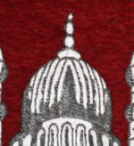 Premium Velvet Namaz Mat with Mosque Design 27X50 inches | Soft Prayer Mat (Janamaz) for Salah & Daily Namaz | Anti-Slip, Lightweight & Foldable | Ideal for Home, Mosque & Travel (MAROON) - Image 4