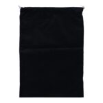 Kuber Industries Parachute Shoe Bag|Water Resistant & Dust Proof Drawstring Organizer|Shoe Storage Bag for Home, Travelling, Pack of 3 (Black) - Image 5