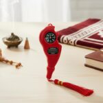 Digital Tasbeeh Counter with Compass | Portable Finger Ring Prayer Counter with LCD Display & Reset Button | Electronic Tally Counter for Meditation, Chanting, Islamic Misbaha (Multicolor) - Image 3