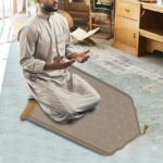 Creations Islamic Muslim Prayer Rug Flannel Carpet Soft 25.5x45inch for Kids Men Women Style PHome & Garden|Rugs & Carpets|Door Mats & Floor Mats - Image 3