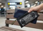 Traveller's Prayer Mat, Portable, Foldable, with Zipper Carry Pouch, Black - Image 5
