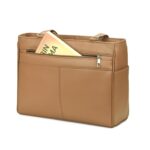 K London Ladies Leather Handbag|Women's Handbag in Soft Leather - Womens Designer Shoulder Hand Bag – Medium Practical Size - Image 10