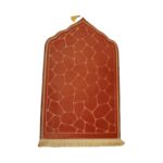Islamic Muslim Prayer Rug Flannel Carpet Soft 25.5X45Inch for Kids Men Women Style Q|Home & Garden|Rugs & Carpets|Door Mats & Floor Mats - Image 4