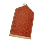 Islamic Muslim Prayer Rug Flannel Carpet Soft 25.5X45Inch for Kids Men Women Style Q|Home & Garden|Rugs & Carpets|Door Mats & Floor Mats - Image 6