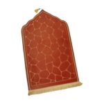 Islamic Muslim Prayer Rug Flannel Carpet Soft 25.5X45Inch for Kids Men Women Style Q|Home & Garden|Rugs & Carpets|Door Mats & Floor Mats - Image 7