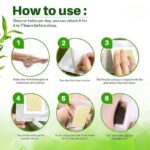Bamboo Vinegar Detox Foot Pads, Deep Cleansing Foot Patch for Toxin Removal & Relaxation, Overnight Foot Detox Pads, Natural Bamboo Vinegar Foot Care for Stress Relief & Refreshing Sleep (White, 10Pad, Pack of 1) - Image 3