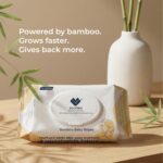 Bamboo Wet Wipes | 72 Wipes | 99.9% Water-Based | Alcohol-Free | Gentle on Skin | Biodegradable | Safe for Baby & Adult Use - Image 8