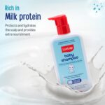 LuvLap Milky Soft Baby Shampoo - 600ml, Tear Free Formula, Ph 5.5,With Milk Protein, Vitamin E & Coconut Oil, Shea Butter & Chamomile, Soft & Shiny Hair, No Paraben, Dermatologically Tested - Image 4