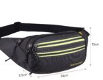 Wildhorn Crossbody Sling Bag for Men | Compact Waist & Chest Bag | Water-Resistant Travel Fanny Pack with Adjustable Strap for Daily Use, Hiking & Outdoor Activities (Grey) - Image 3