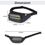 Wildhorn Crossbody Sling Bag for Men | Compact Waist & Chest Bag | Water-Resistant Travel Fanny Pack with Adjustable Strap for Daily Use, Hiking & Outdoor Activities (Grey) - Image 6