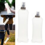 Folding Soft Running Water Hydration Bottle Handheld for Men, Women and Kids 500ml| Canteens Bottles & Flasks| | Hiking Outdoor Sports |Sporting Goods - Image 3