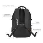 Safari Grande 43L Expandable Travel Laptop Backpack, 3 Compartments, Compression Straps, Bottle Holder, Overnighter Travel Bag For Boys And Girls, Color- Black - Image 7