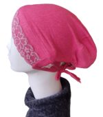 Womenâ'S Premium,Lace Jersey Under Scarf,Bonette Innercap,Headscarves,Hijab-Pink, Female - Image 8