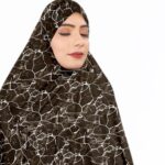 Printed Muslim Womans Suiteble Khimar Namaz Hijab - Image 4
