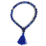 Glossy - Lapis Lazuli 8 MM Stone Beads Tasbih Islamic Salah for Prayer 33 Beads Tasbeeh Salat Prayer for Muslims for Daily Prayer, Ramadan Eid Gift, Muslim jap mala Meditation Misbaha (Blue) - Image 3