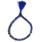 Glossy - Lapis Lazuli 8 MM Stone Beads Tasbih Islamic Salah for Prayer 33 Beads Tasbeeh Salat Prayer for Muslims for Daily Prayer, Ramadan Eid Gift, Muslim jap mala Meditation Misbaha (Blue) - Image 5