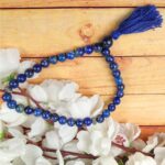 Glossy - Lapis Lazuli 8 MM Stone Beads Tasbih Islamic Salah for Prayer 33 Beads Tasbeeh Salat Prayer for Muslims for Daily Prayer, Ramadan Eid Gift, Muslim jap mala Meditation Misbaha (Blue) - Image 6