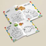 Jumbo Colouring Book 3 - Coloring Activity - Gift to Children for Painting, Drawing and Colouring with reference guide - Colouring Activities Book for Kids Age 3+ Years - Image 4