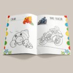 Jumbo Colouring Book 3 - Coloring Activity - Gift to Children for Painting, Drawing and Colouring with reference guide - Colouring Activities Book for Kids Age 3+ Years - Image 5