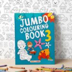Jumbo Colouring Book 3 - Coloring Activity - Gift to Children for Painting, Drawing and Colouring with reference guide - Colouring Activities Book for Kids Age 3+ Years - Image 7