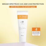 UV Doux Silicone Sunscreen Gel SPF 50 PA+++|India’s No.1 Dermatologist Recommended Brand|Invitro,In-Vivo Tested|UVA/UVB Protection, Benzene Free|No White Cast |Oily & Acne-Prone Skin |50 g - Image 4