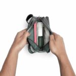 Assembly Waist Bag for Men & Women with Adjustable Strap | Medium Size Cross Body Fanny Pack with Zipper Pockets for Comfort Travel - Flux (Green)- Metro Mod - Image 5