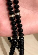 Premium Beautiful Crystal Tasbeeh/Tasbih/Mala/Beads 10 MM with Diamond Cut (Blue; White; Brown) - Pack of 3 - Image 3