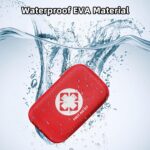 First Aid Kit Empty Case for Travel – Small Waterproof Hard Shell Medical Storage Box | Compact 8.2 x 5.3 x 3.1 Inch EVA Survival Kit Organizer for Medicines, Bandages & Emergency Supplies - Image 5