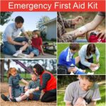 First Aid Kit Empty Case for Travel – Small Waterproof Hard Shell Medical Storage Box | Compact 8.2 x 5.3 x 3.1 Inch EVA Survival Kit Organizer for Medicines, Bandages & Emergency Supplies - Image 8