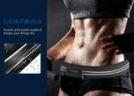 JUDEE Running Belt Waist Pack with Adjustable Strap and 2 Independent Large Pockets - Water Resistant, Lightweight and Perfect for Workout Hiking Travelling Cycling Gym (2 Pocket) - Image 4