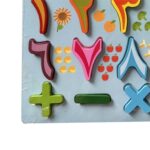 ATORSE™ Wooden Alphabet Puzzle Board Colorful Teaching Aids for Boys Girls Kid Teens Arabic Numerals B|Toys & Hobbies | Educational | Other Educational Toys - Image 8