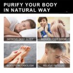 Bamboo Vinegar Foot Pads for Cleansing, Stress Relief, Pain Relief, Foot, Overnight Use, Pad, Soft, 10 Count - Image 3