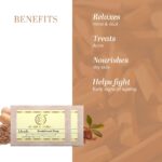 Khadi Natural Sandalwood Soap | Helps in Body Acne | Handmade Soap For All Skin Types | Paraben & Sulphate Free 250g - Image 3