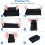 7 Set Packing Cubes Luggage Organizers With Travel Suitcases Accessories Bag, Toiletry Bag & Shoes Bag And Clothes Cosmetics Pouch (Black) - Image 6