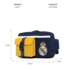 CARRIALL | Real Madrid - Heritage Sling Bag | Premium Water-Resistant Crossbody & Waist Pouch with Quick-Access Front & Back Pockets, Interior Organizer & Adjustable Strap | for Men & Women - Image 4