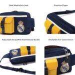 CARRIALL | Real Madrid - Heritage Sling Bag | Premium Water-Resistant Crossbody & Waist Pouch with Quick-Access Front & Back Pockets, Interior Organizer & Adjustable Strap | for Men & Women - Image 5