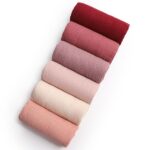 Febfim 6PCS Women Soft Cotton Linen Crinkle Scarves Shawl Fashion Muslin Ladies Priceable Hijab Head Scarf - Image 4
